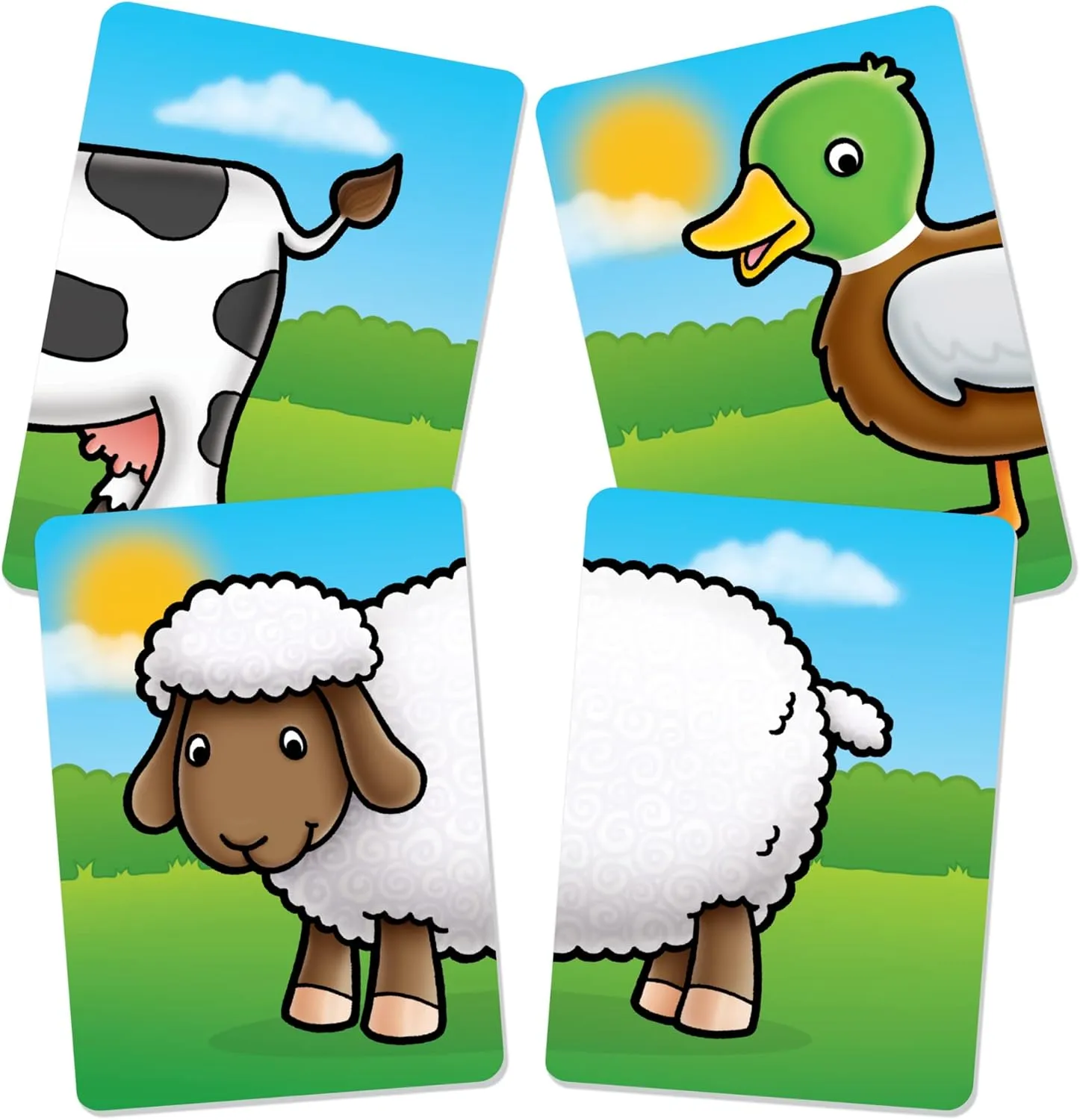 Orchard Toys 018 Farmyard Heads & Tails Wise - Kids Toys