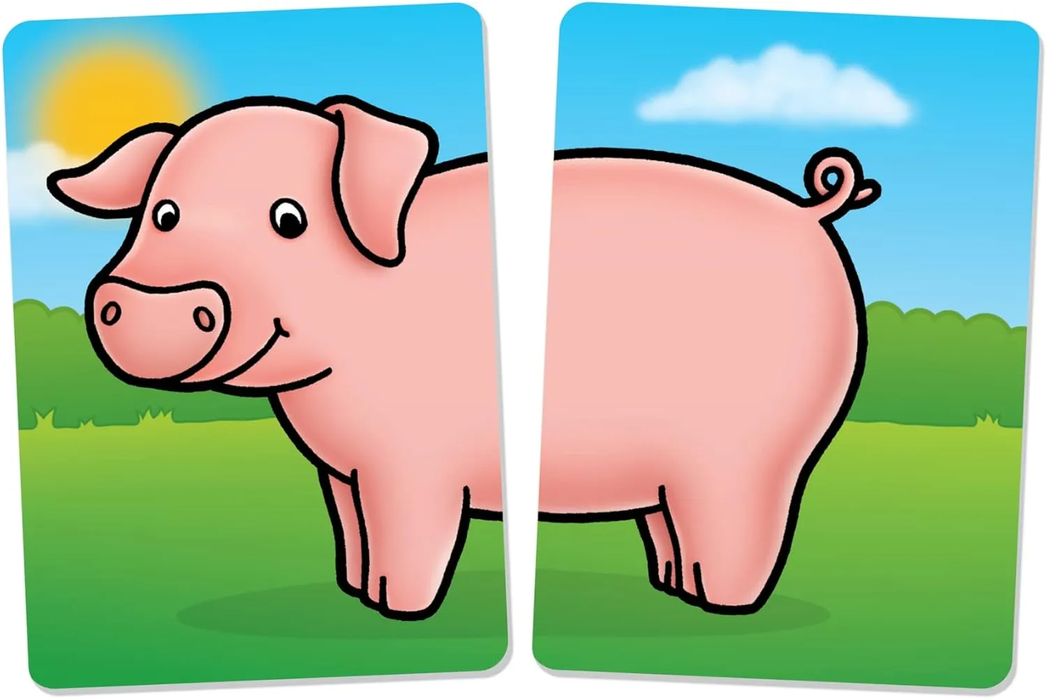 Orchard Toys 018 Farmyard Heads & Tails Wise - Kids Toys