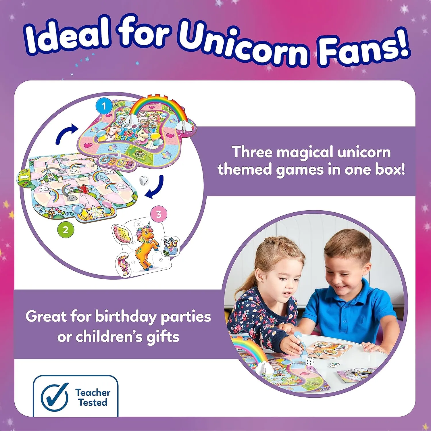 Orchard Toys 123 Unicorn Fun Wise - Kids Toys