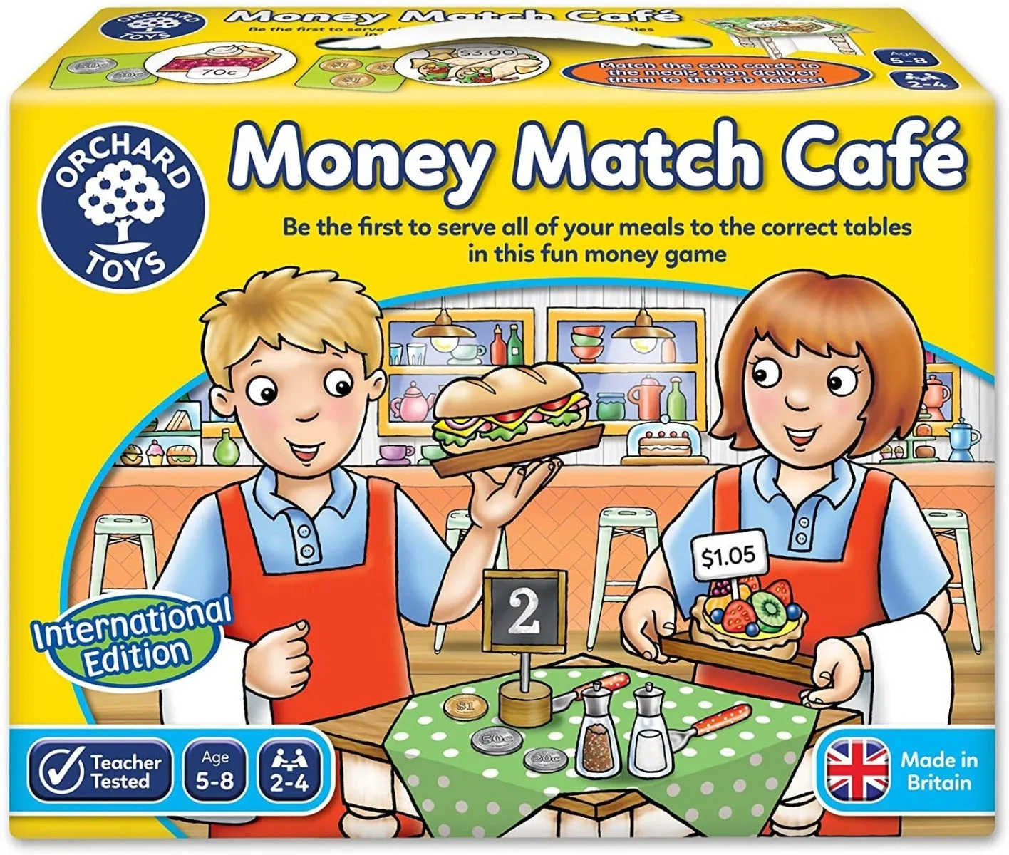Orchard Toys 500 Money Match Cafe Int'l Edition Wise - Kids Toys