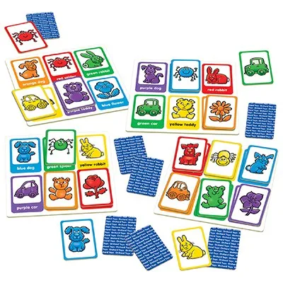 Orchard Toys Red Dog, Blue Dog Lotto Game