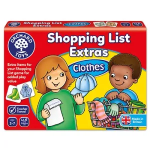 Orchard Toys Shopping List Extras Clothes Wise - Kids Toys