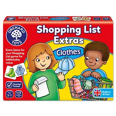 Orchard Toys Shopping List Extras Clothes Wise - Kids Toys