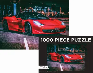 PAPER CREATE 1000 PIECE PUZZLE RED CAR