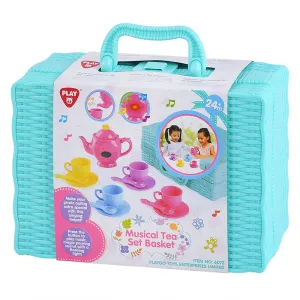 Playgo Toys Ent. Ltd. Battery Operated Musical Tea Set Basket