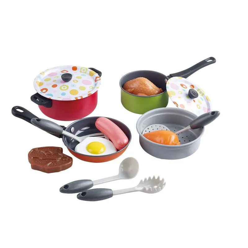 Playgo Toys Ent. Ltd. Deco Collection - 15 Piece Metal Cookware