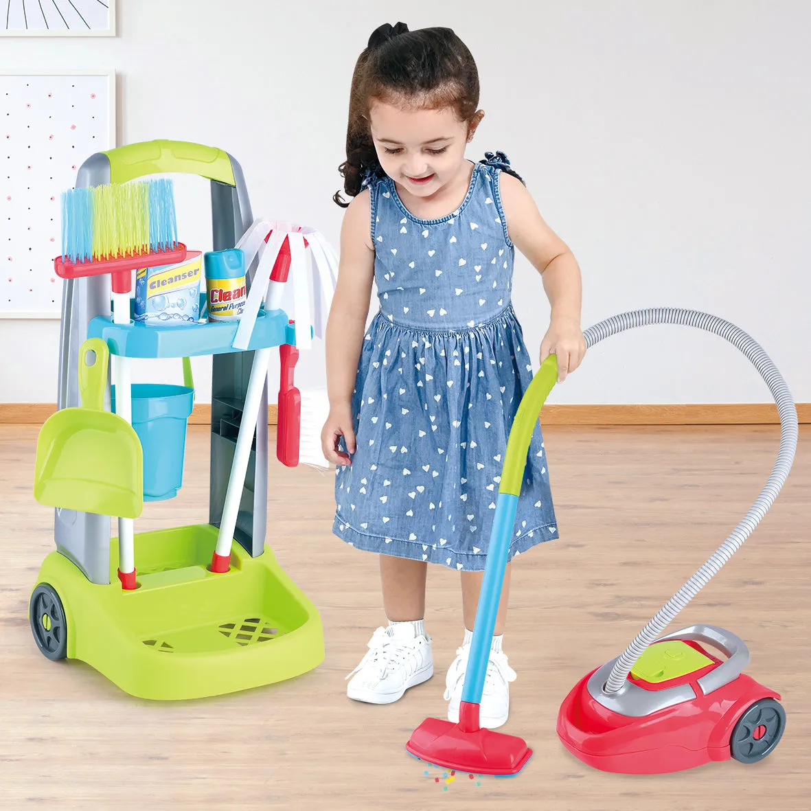 Playgo Toys Ent. Ltd. House Cleaning Trolley