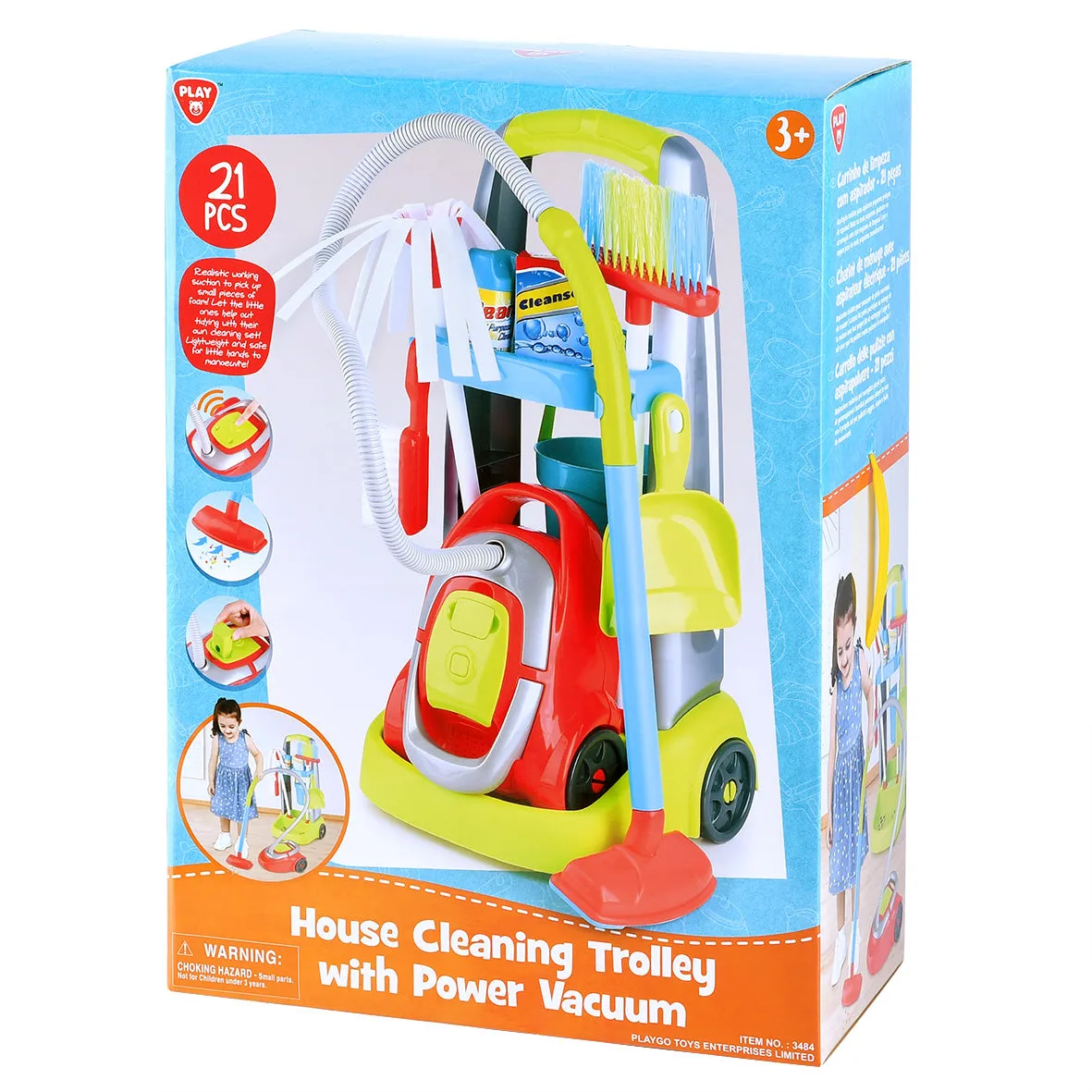 Playgo Toys Ent. Ltd. House Cleaning Trolley