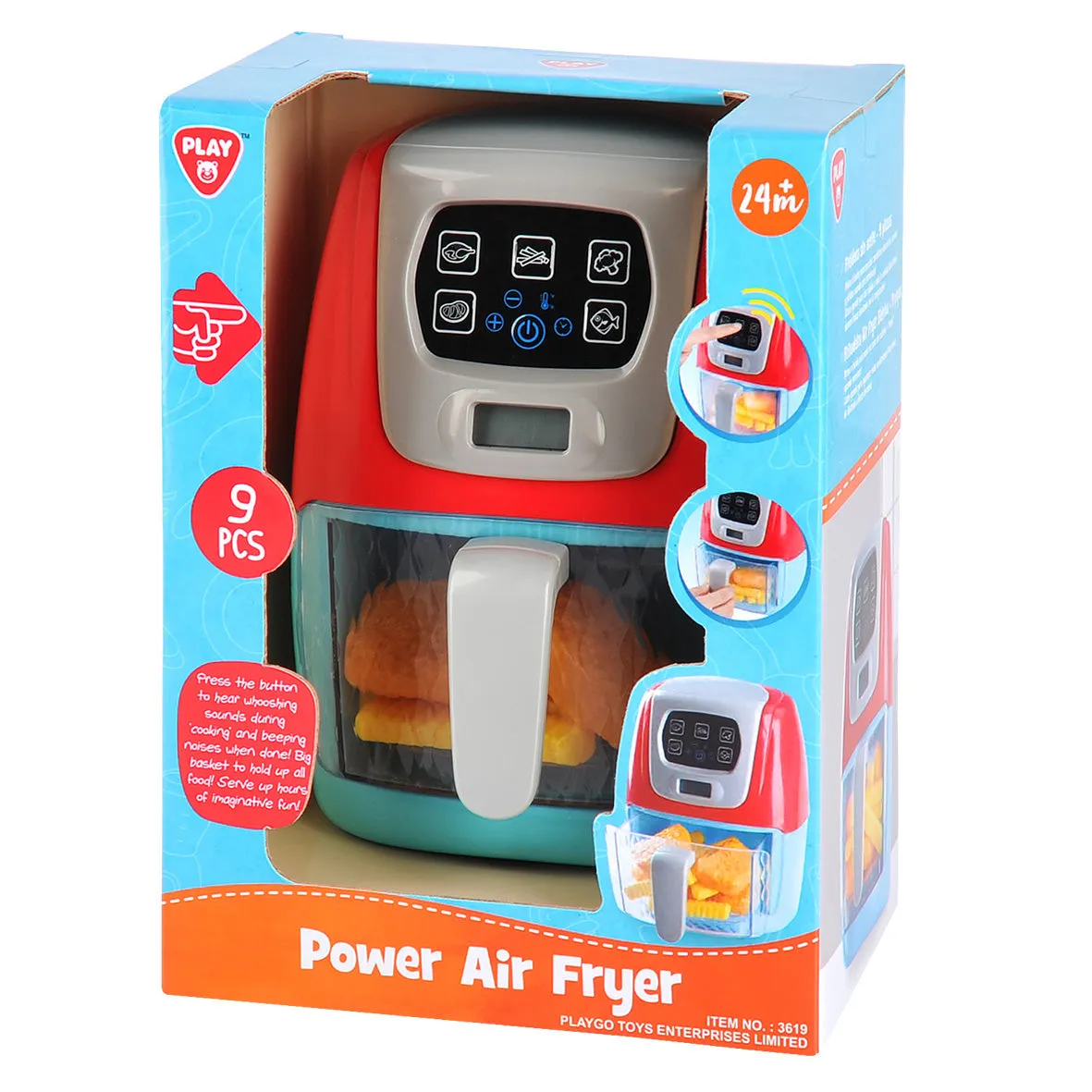 Playgo Toys Ent. Ltd. Power Air Fryer
