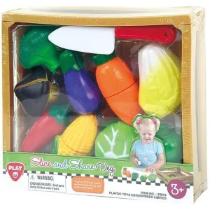 Playgo Toys Ent. Ltd. Slice And Share Veg 11 Piece