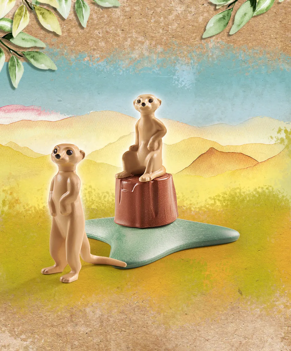 Playmobil 71069 Wiltopia - Meerkats Wise - Kids Toys