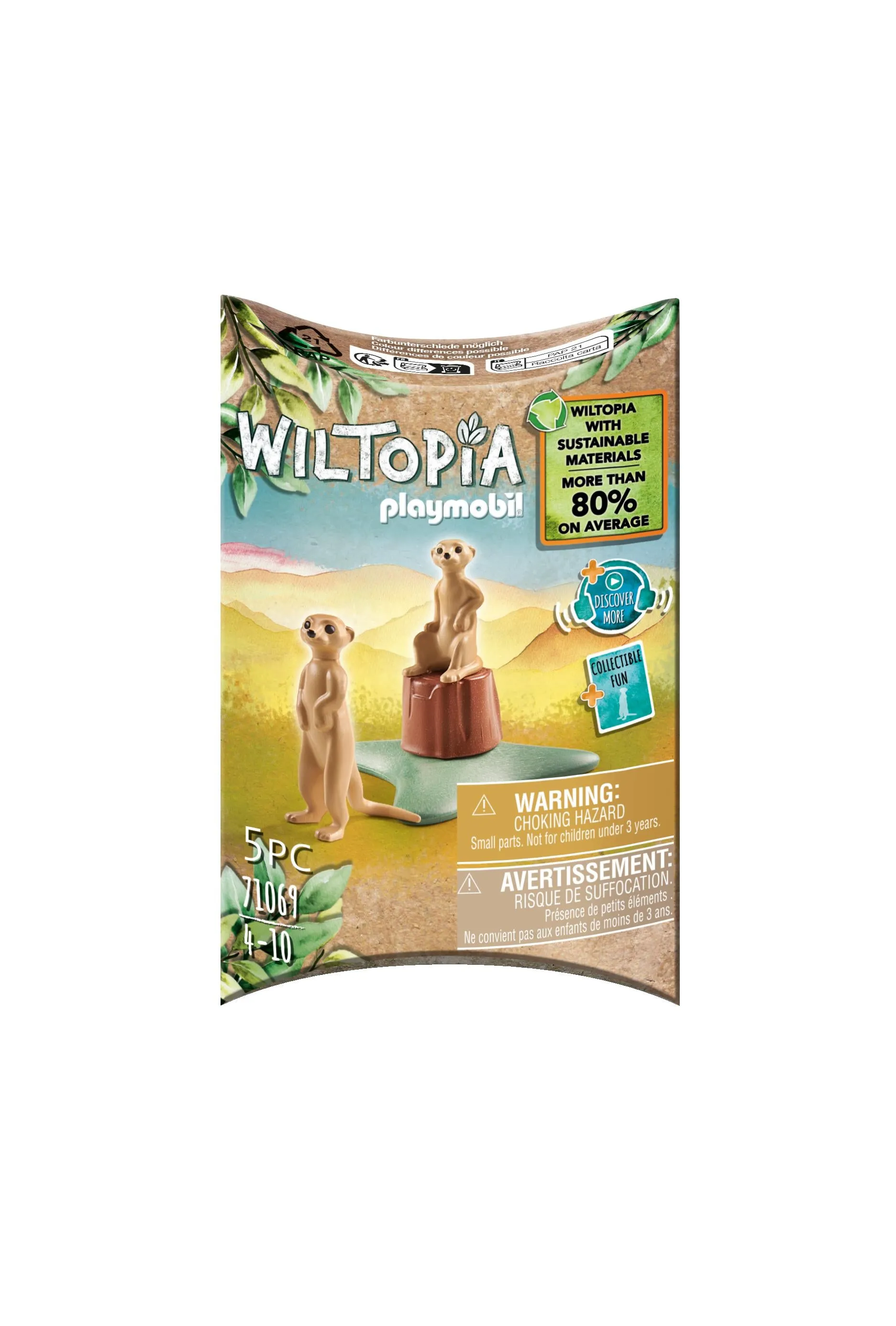 Playmobil 71069 Wiltopia - Meerkats Wise - Kids Toys