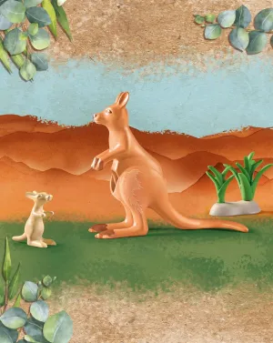PLAYMOBIL 71290 Wiltopia - Kangaroo with Joey Wise - Kids Toys