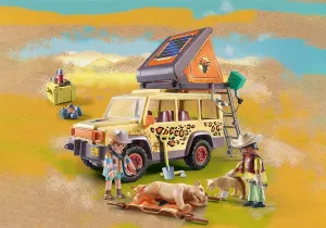 PLAYMOBIL 71293 Wiltopia - Rescue all-terrain vehicle Wise - Kids Toys