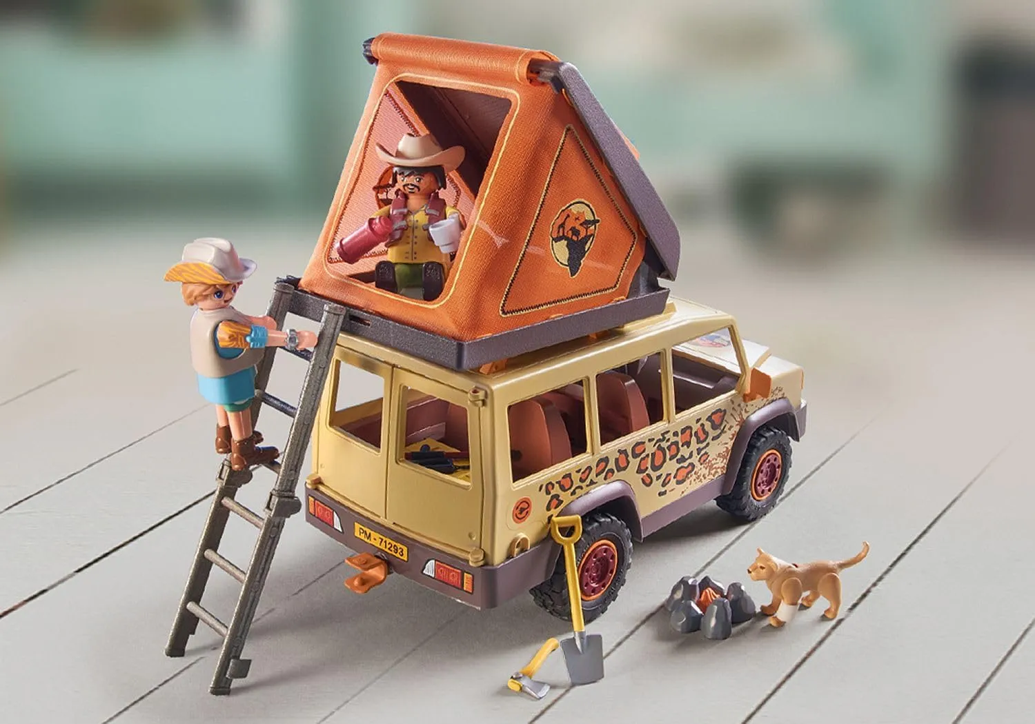 PLAYMOBIL 71293 Wiltopia - Rescue all-terrain vehicle Wise - Kids Toys