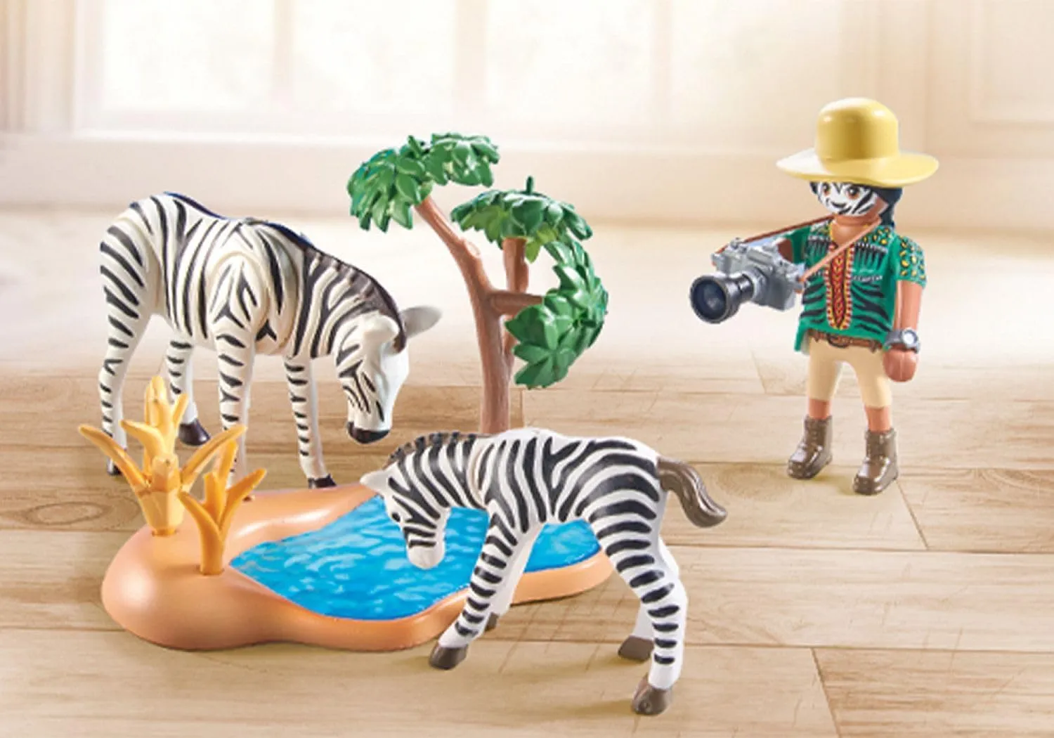 PLAYMOBIL 71295 Wiltopia - Photographer with zebras Wise - Kids Toys