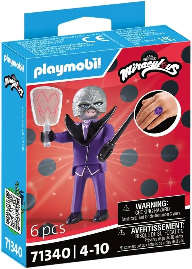 Playmobil 71340 Miraculous Hawk Moth Wise - Kids Toys