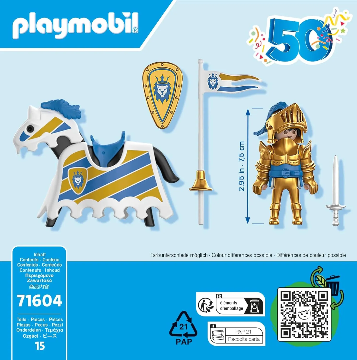 Playmobil 71604 Anniversary Knight Wise - Kids Toys