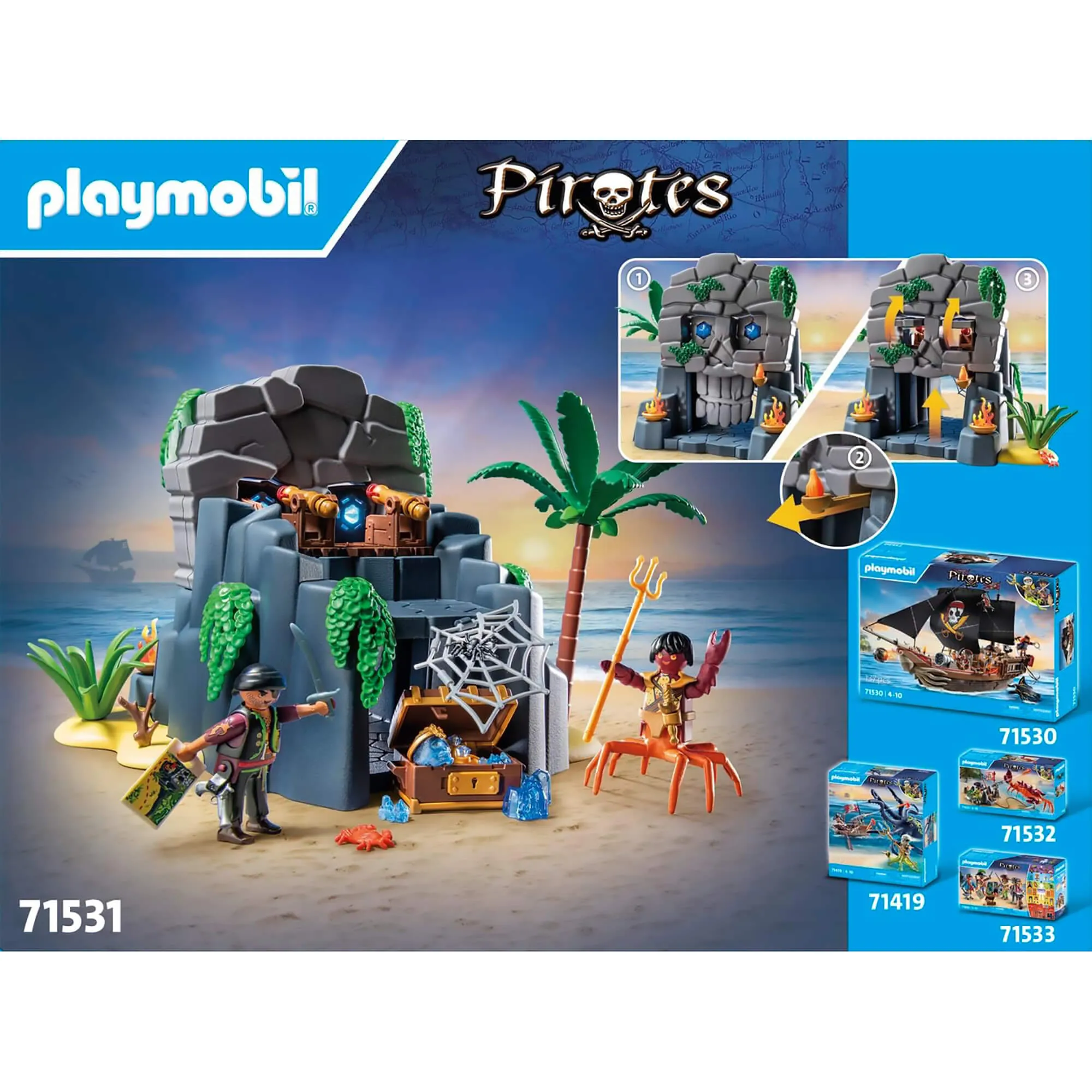 Playmobil Pirates Skull Island Playset 71531