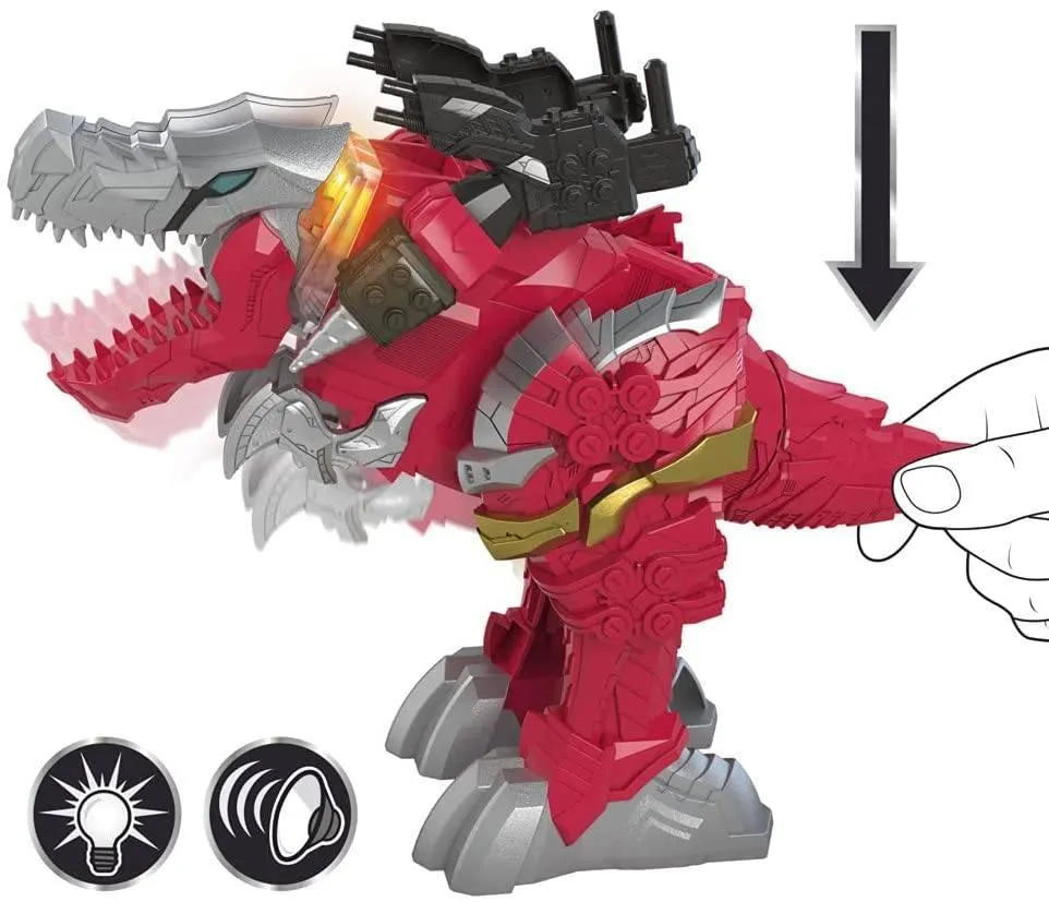 Power Rangers Battle Attackers Dino Fury T-Rex Champion Zord
