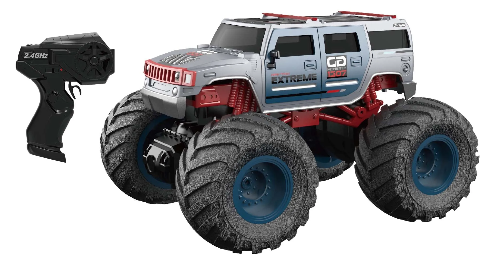 Racing Rally 1:18 Remote Control Bigfoot Raptor Extreme