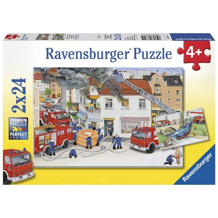 Ravensburger 2x24 Fire Brigade Wise - Kids Toys