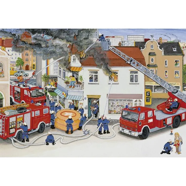 Ravensburger 2x24 Fire Brigade Wise - Kids Toys