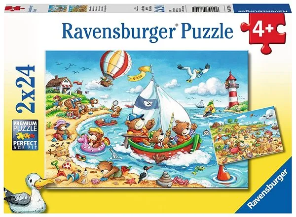 Ravensburger 2x24 Seaside Holiday Wise - Kids Toys