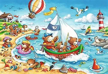 Ravensburger 2x24 Seaside Holiday Wise - Kids Toys