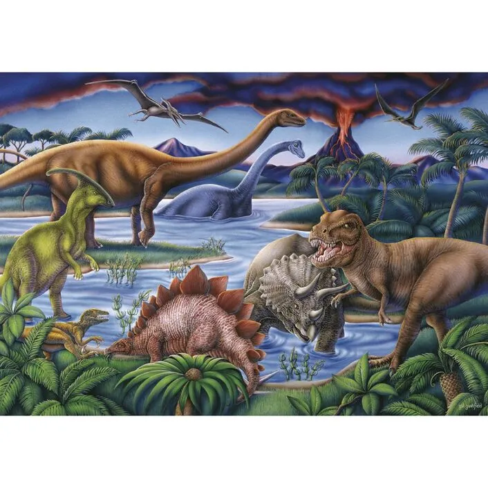 Ravensburger 35 P Dinosaur Playground Wise - Kids Toys