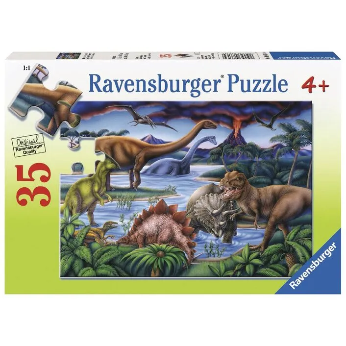 Ravensburger 35 P Dinosaur Playground Wise - Kids Toys