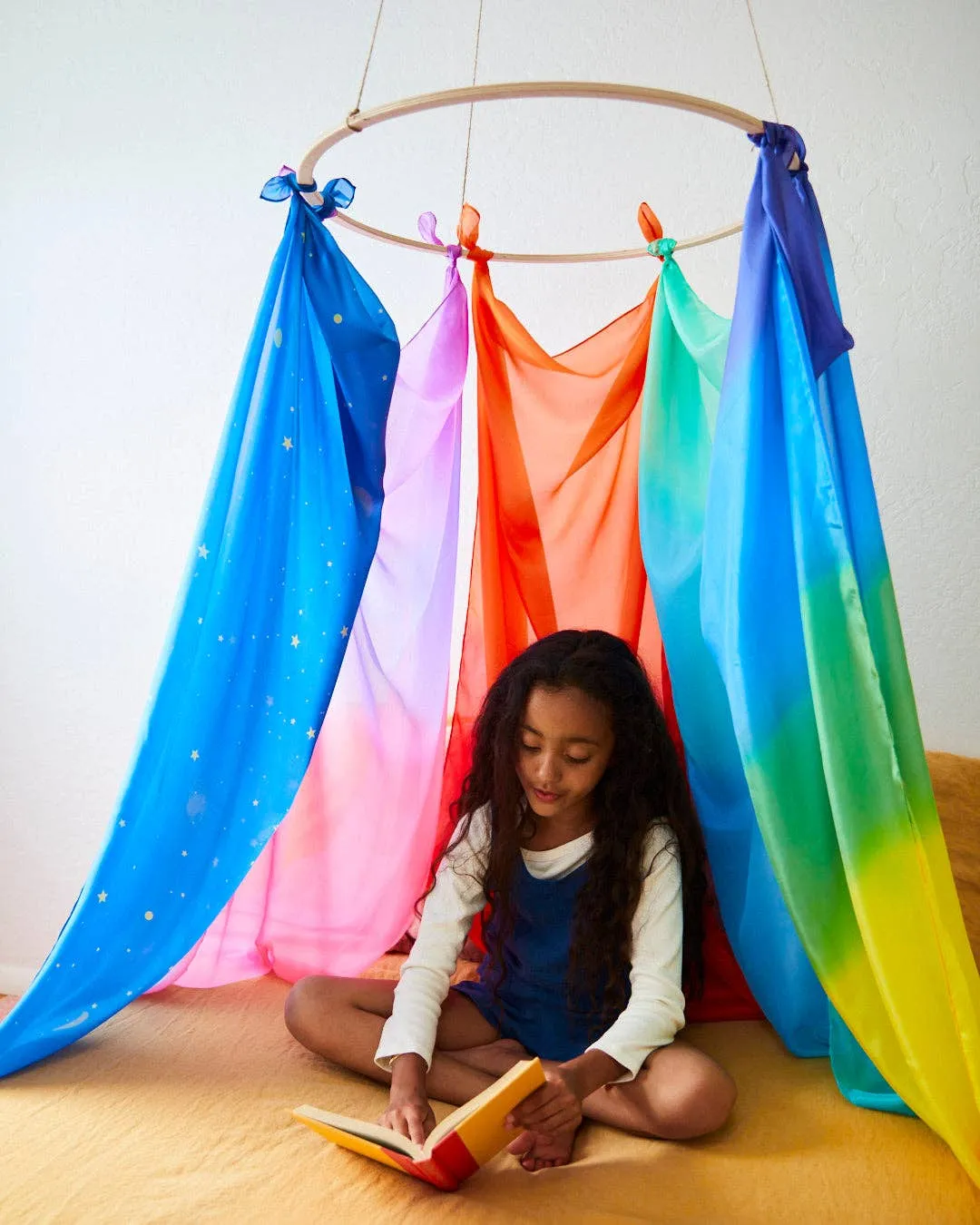 Sarah's Silk Giant Rainbow Playsilk Odin Parker