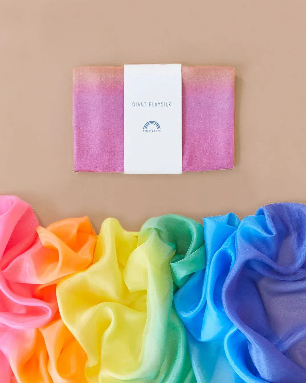 Sarah's Silk Giant Rainbow Playsilk Odin Parker
