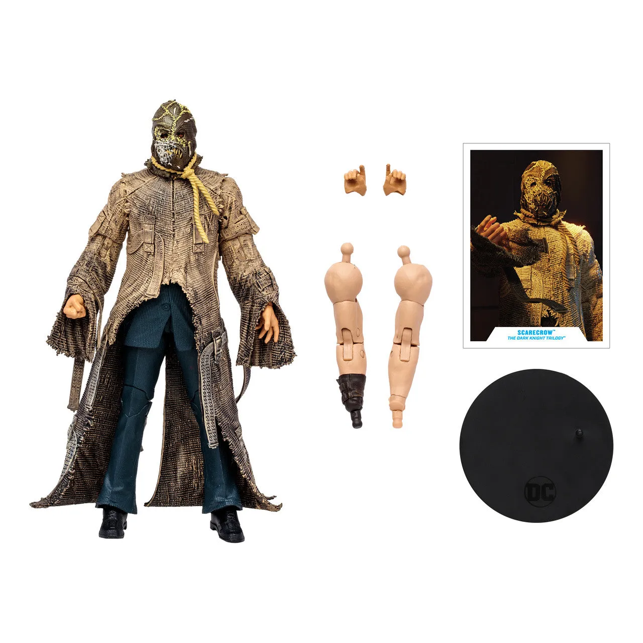 Scarecrow (The Dark Knight Trilogy) 7" Build-A-Figure Bane Series Action Figure by McFarlane Toys