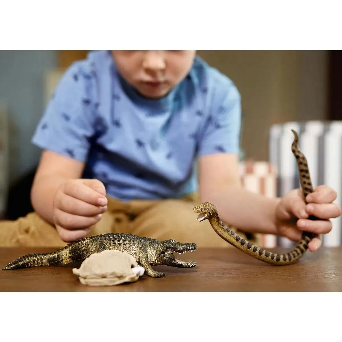 SCHLEICH 42625 Danger in the Swamp Snake Playset