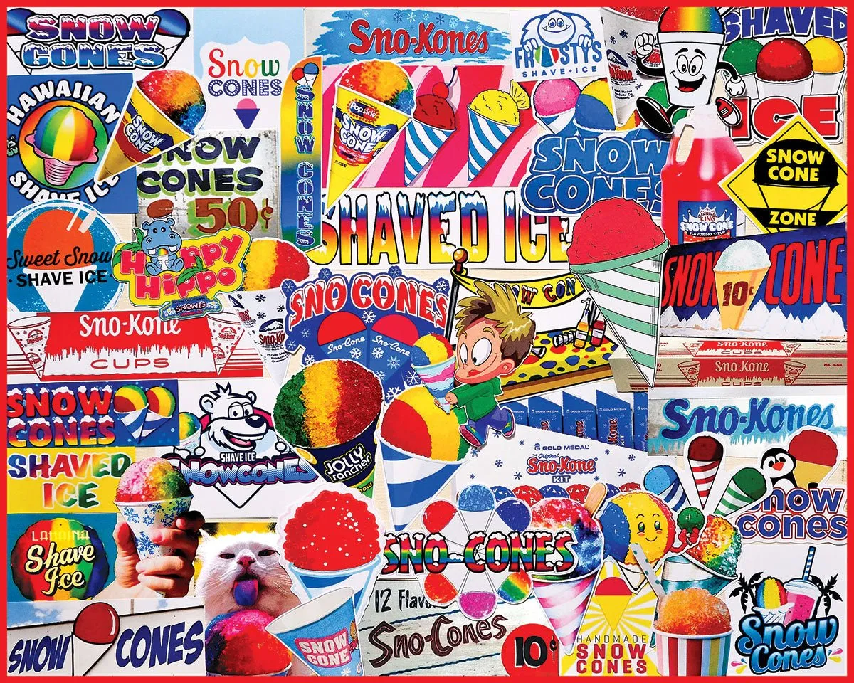 Snow Cones (1969pz) - 1000 Piece Jigsaw Puzzles White Mountain