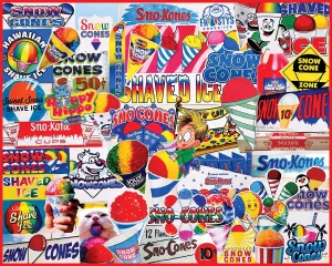 Snow Cones (1969pz) - 1000 Piece Jigsaw Puzzles White Mountain