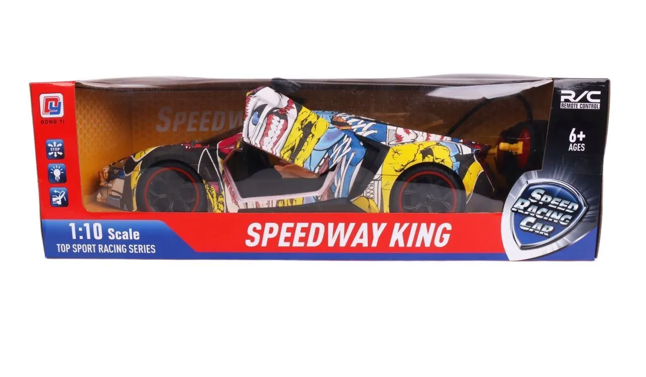 Speedway King 1:10 Remote Control Racing Series Graffiti Car Assorted Styles
