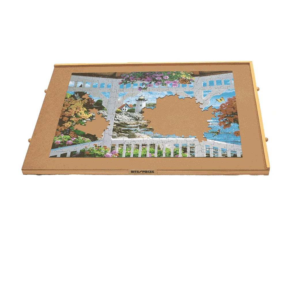 Spinning Wooden Puzzle Plateau Bits and Pieces