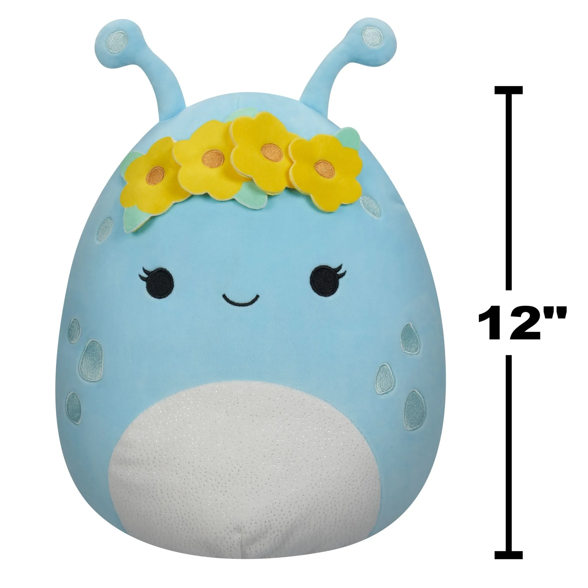 Squishmallows 12 Inch Plush Natnat Alien With Flower Crown