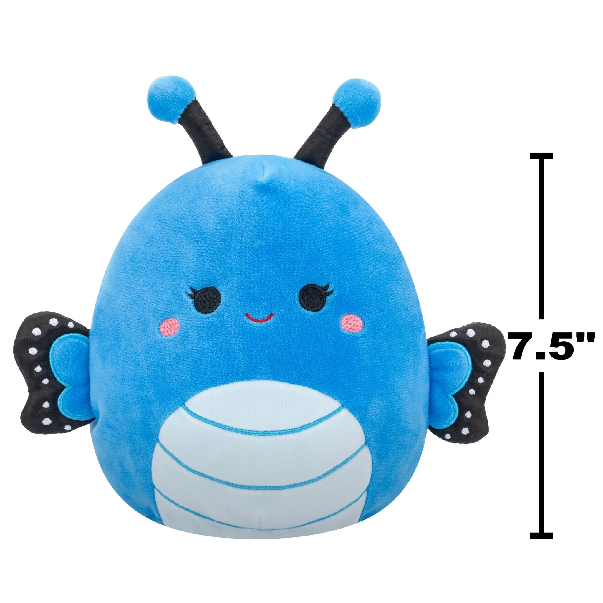 Squishmallows 7.5 Inch Plush Waverly Blue Butterfly