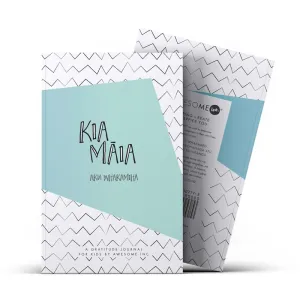 Te Reo Māori Kids Mini Gratitude Journal – Kia Māia – Aku Whakamiha