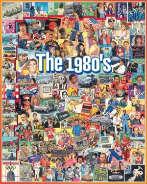 The Eighties (868pz) - 1000 Piece Jigsaw Puzzle White Mountain