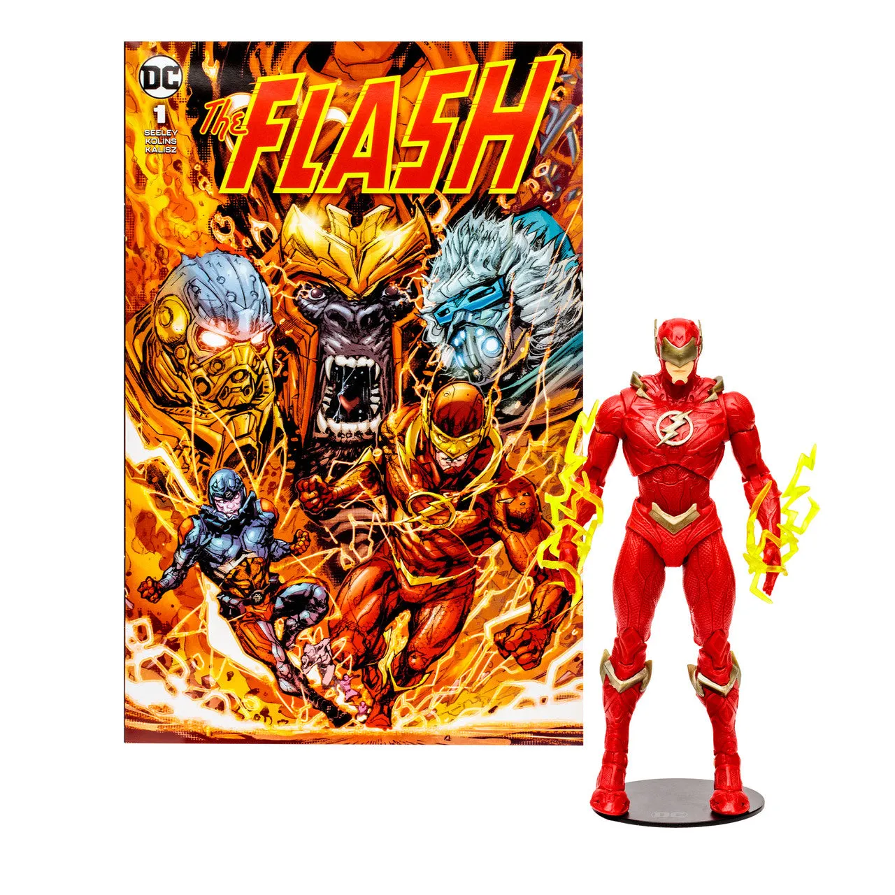 The Flash Barry Allen w/ Comic (Page Punchers Series) 7" Figure by Mcfarlane Toys