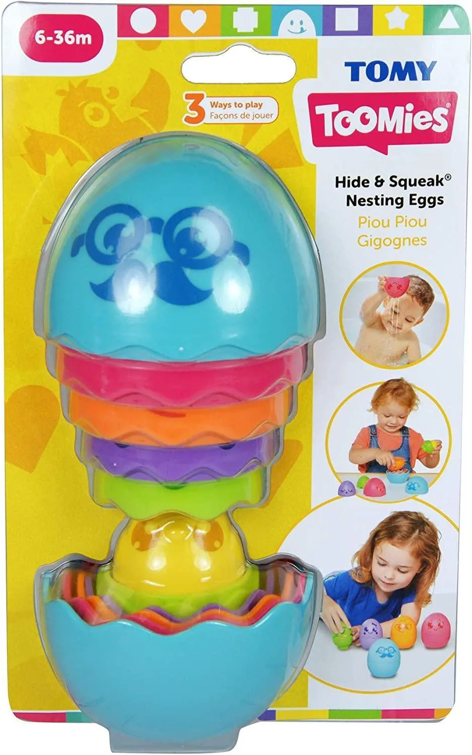 Toomies Hide & Squeak Nesting Eggs