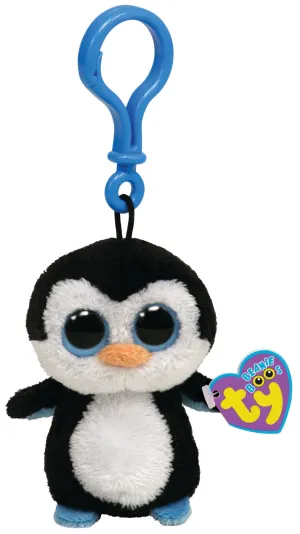 Ty Beanie Boos Clip On Waddles The Penguin