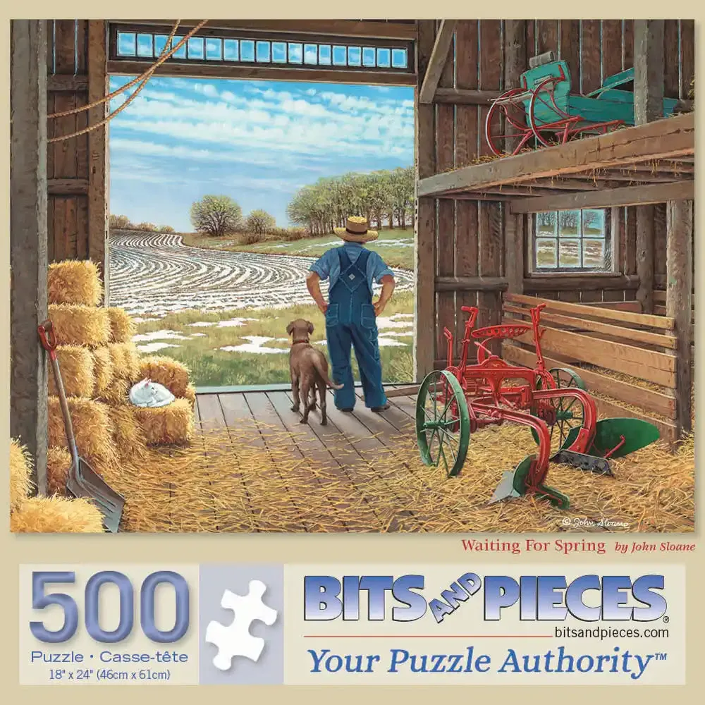 Waiting for Spring 500 Piece Jigsaw Puzzle by John Sloane Bits and Pieces