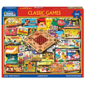 White Mountain Puzzles Classic Games 500 Piece Jigsaw Puzzle