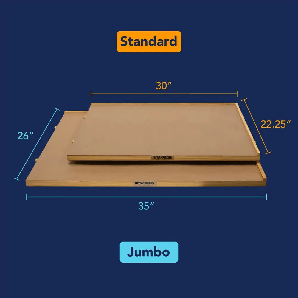 Wooden Puzzle Plateau Bits and Pieces