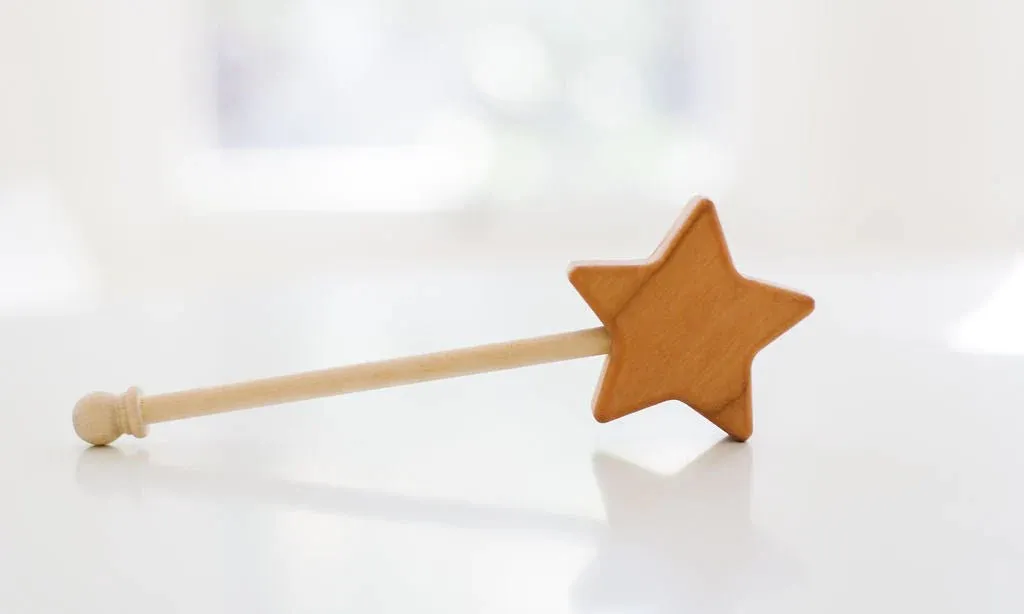 Wooden Star Wand Odin Parker
